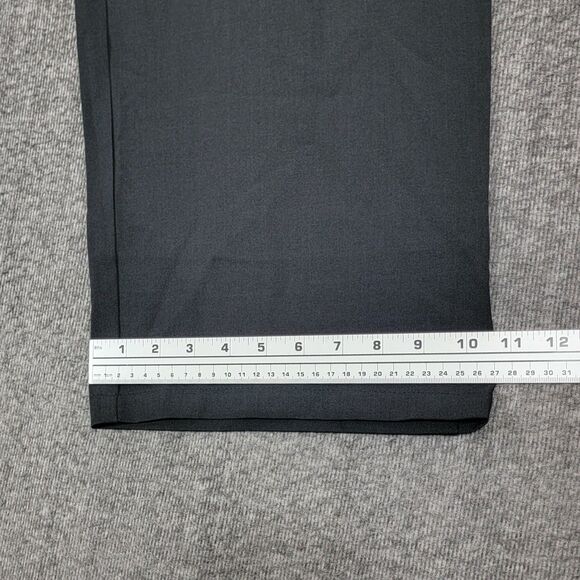 Pretty Garden Pants Womens XL Black Pleated Relaxed Fit Wide Leg Elastic Waist - Picture 7 of 13